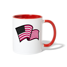 Load image into Gallery viewer, God Bless America Coffee Mug - white/red