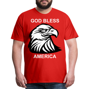 God Bless America Unisex T-Shirt - red