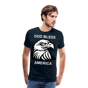 God Bless America Unisex T-Shirt - deep navy