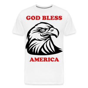 God Bless America Unisex T-Shirt - white