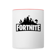 Carica l&#39;immagine nel visualizzatore di Gallery, Fortnite Coffee Mug - white/red
