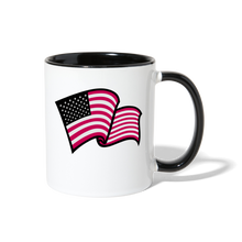 Load image into Gallery viewer, God Bless America Coffee Mug - white/black
