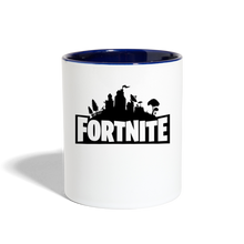 Cargar imagen en el visor de la galería, Fortnite Coffee Mug - white/cobalt blue
