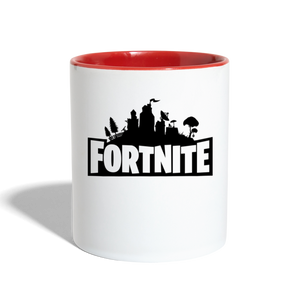 Fortnite Coffee Mug - white/red