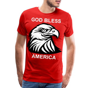 God Bless America Unisex T-Shirt - red