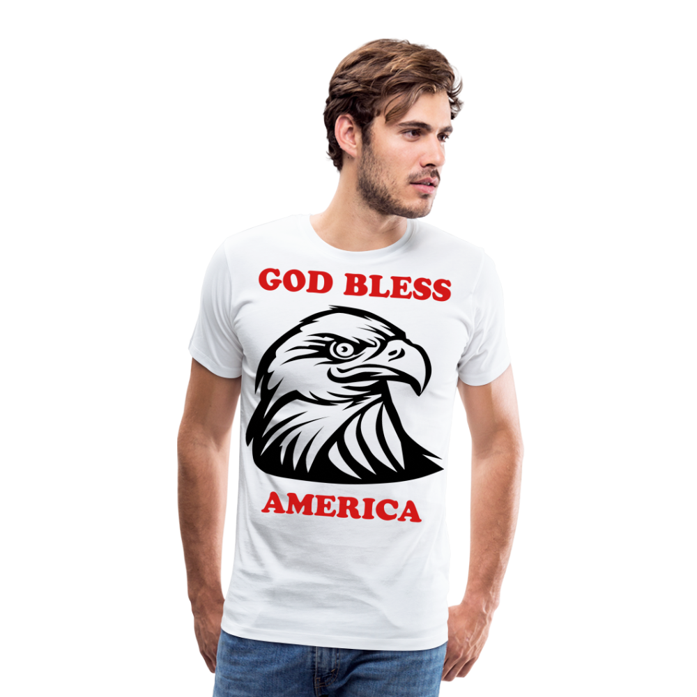 God Bless America Unisex T-Shirt - white